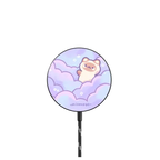 Fluffy Clouds Wireless Charger |   / PowerThru Magnetic Wireless Charger MagSafe Compatible / Black | Image 1