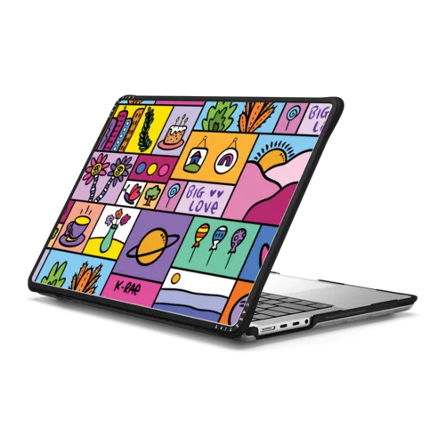 Big Love | MacBook Pro 14-inch (M1 - M5) / MacBook Impact Case / Black | Image 1