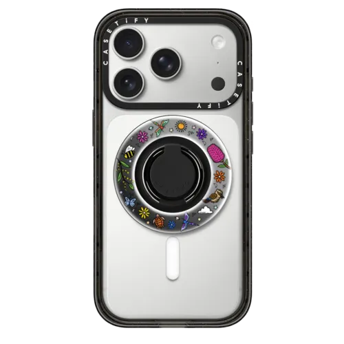 Outback Dreaming | Snappy Ring Holder / Snappy Mirror Ring Holder MagSafe Compatible / Silver | Image 1