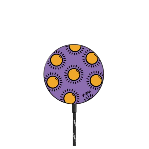 Sunny Days |   / PowerThru Magnetic Wireless Charger MagSafe Compatible / Black | Image 1