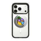 Tropical Escape | Snappy Grip Stand / Snappy Mirror Grip Stand MagSafe Compatible / Silver | Image 1
