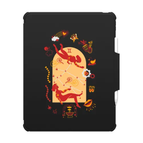 Gemini | iPad Pro 13-inch (M4/M5) / iPad Impact Folio Case / Black | Image 1