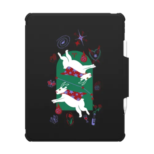 Aries | iPad Pro 13-inch (M4/M5) / iPad Impact Folio Case / Black | Image 1