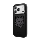 Maison Kitsune Classic Fox Logo Case - Black | iPhone 17 Pro Max / Impact Case MagSafe Compatible / Matte Black | Image 2