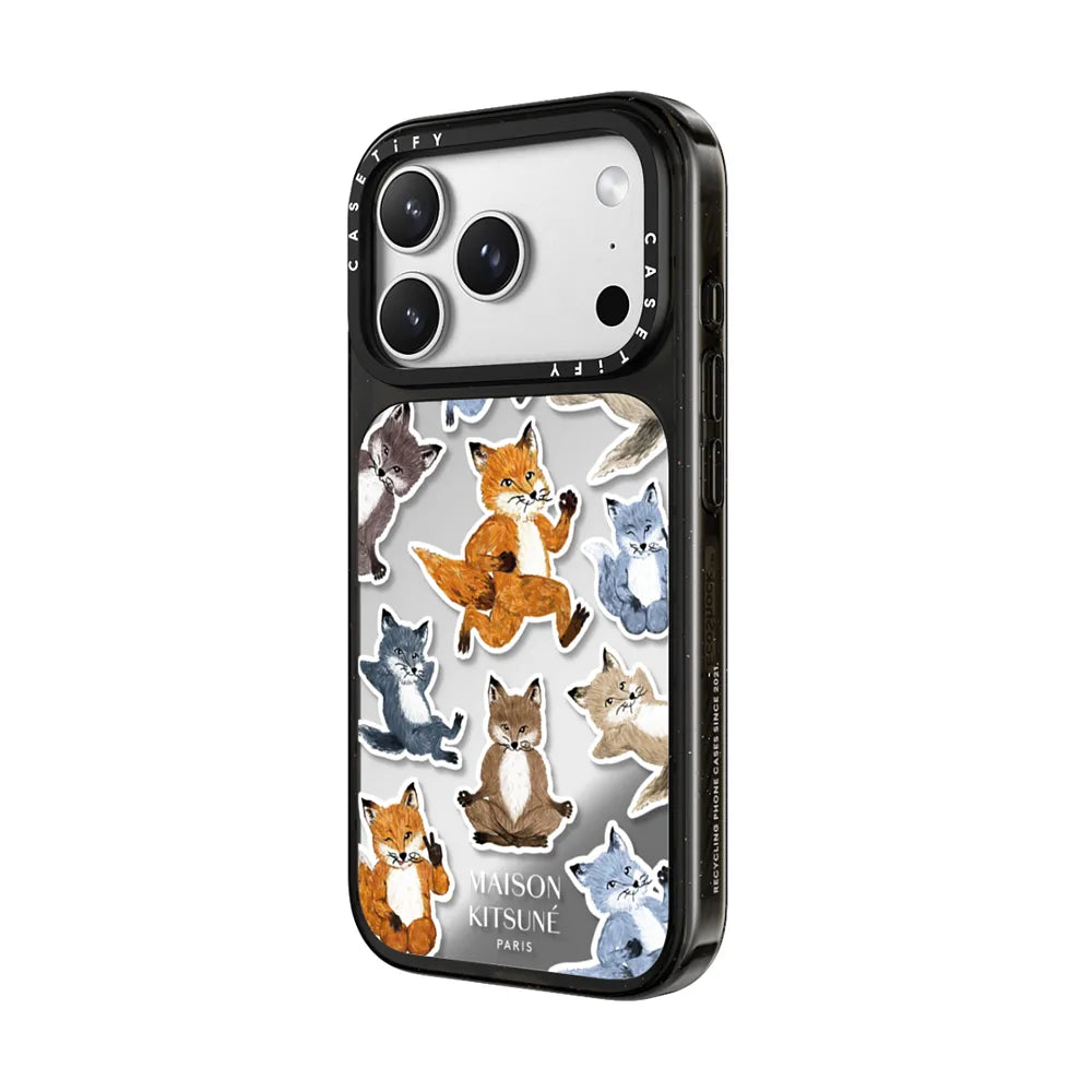 Maison Kitsune Fox Medley Case - Clear Edition