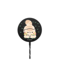 You Are My Flower Bobo |   / PowerThru Magnetic Wireless Charger MagSafe Compatible / Black | Image 1