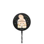 You Are My Flower Bobo |   / PowerThru Magnetic Wireless Charger MagSafe Compatible / Black | Image 1