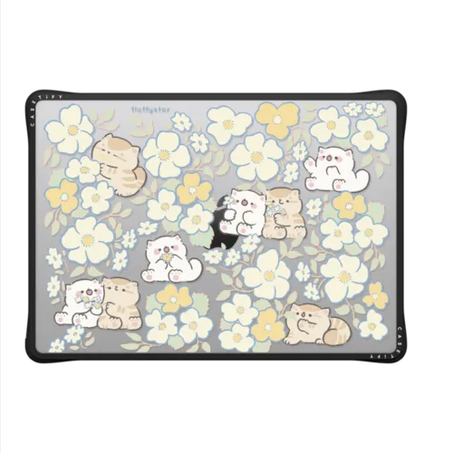 Flower Day | MacBook Pro 14-inch (M1 - M5) / MacBook Impact Case / Black | Image 2