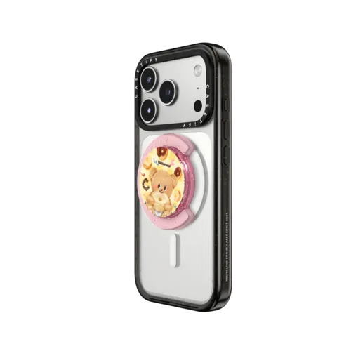 Donut Butterbear Snappy Grip Holder | Snappy Grip Holder / Snappy Grip Holder MagSafe Compatible / Pink | Image 2