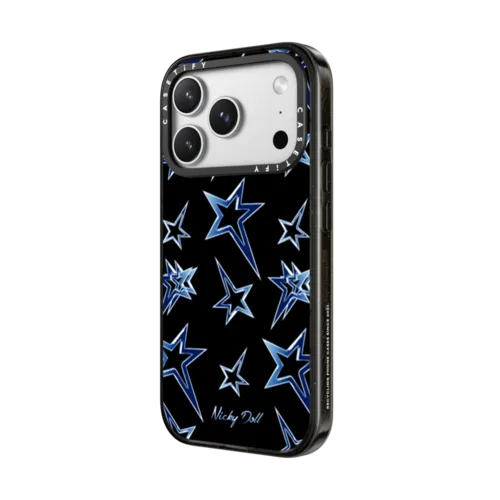 Nicky Stars Shiny | iPhone 17 Pro Max / Impact Case MagSafe Compatible / Black | Image 2