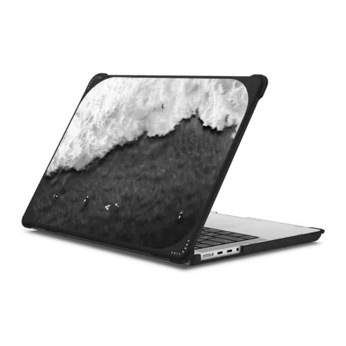 Split Contrast | MacBook Pro 14-inch (M1 - M5) / MacBook Bounce Case / Black | Image 1