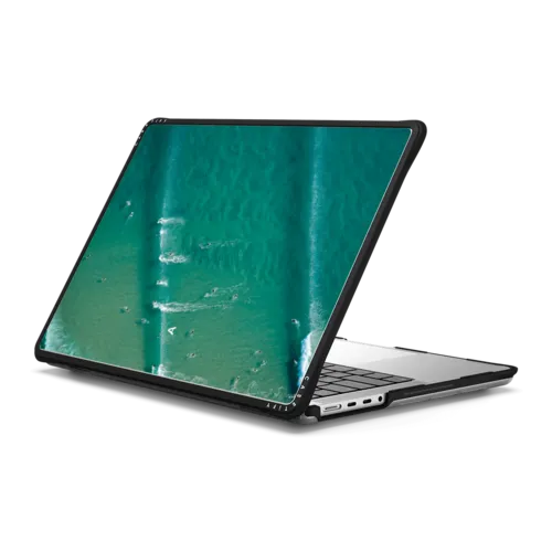 Wave Break | MacBook Pro 14-inch (M1 - M5) / MacBook Impact Case / Black | Image 1