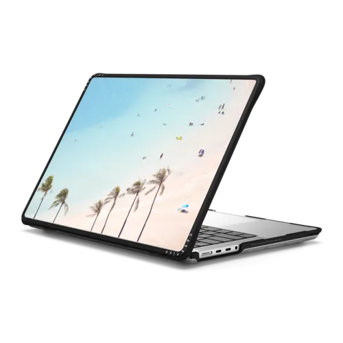 Lazy Dayz | MacBook Pro 14-inch (M1 - M5) / MacBook Impact Case / Black | Image 1