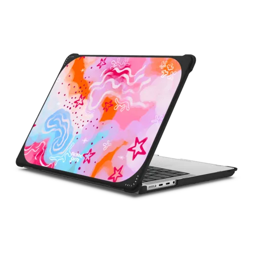 Moon Rising | MacBook Pro 14-inch (M1 - M5) / MacBook Bounce Case / Black | Image 1