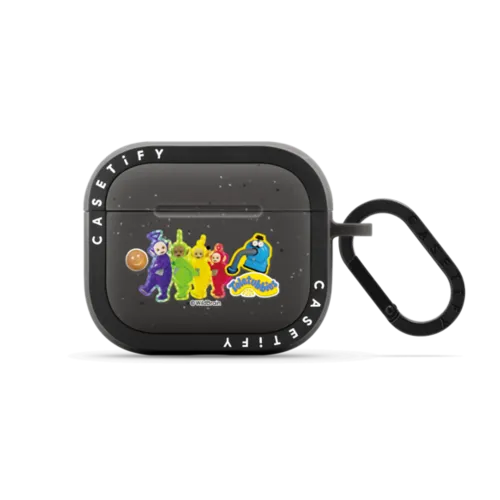 Teletubbies Stickers Earbuds Case | AirPods (3rd Generation) / Earbuds Bounce Case / Matte Charcoal | Image 1