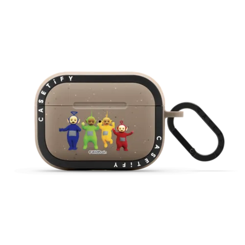 Teletubbies Jump! Earbuds Case | AirPods Pro 2 / Earbuds Bounce Case / Matte Taupe | Image 1