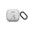 Snoopy Golf Earbuds Case | AirPods 4 & 5 / Earbuds Impact Case / Frost | Image 1