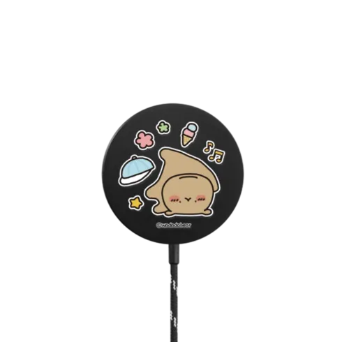 Wadadabear Daily Life Magnetic Wireless Charger |   / PowerThru Magnetic Wireless Charger MagSafe Compatible / Black | Image 1