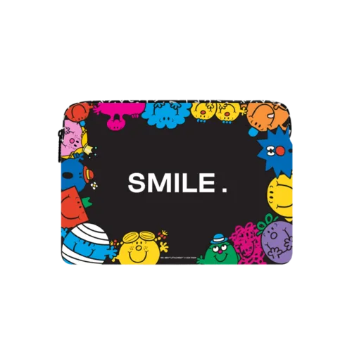 Mr. Men Little Miss Around You Custom Laptop Sleeve | Small (13") / Impact Laptop Sleeve / Multicolor | Image 1