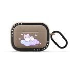 Cloud Cat Earbuds Case | AirPods Pro 2 / Earbuds Bounce Case / Matte Taupe | Image 1