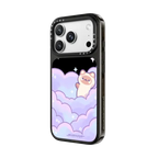 Fluffy Clouds Phone Case | iPhone 18 Pro Max / Impact Case MagSafe Compatible - Glossy / Glossy Black | Image 2