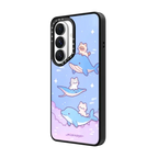 Cloudy Seas Phone Case | Galaxy S26 / Impact Magnetic Case / Matte Black | Image 2