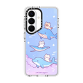 Cloudy Seas Phone Case | Galaxy S26 / Impact Clear Magnetic Case / Clear | Image 1