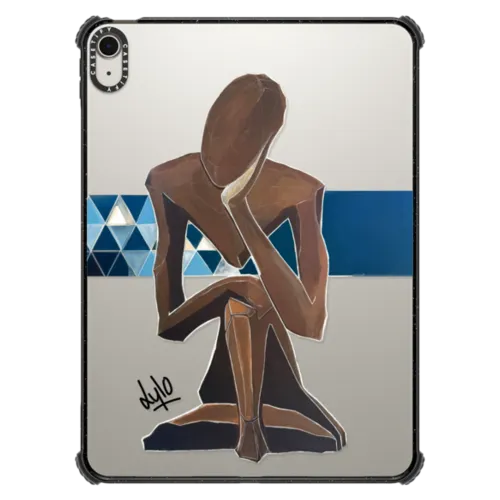 Penseur Senegalais | iPad Air 11-inch (M2 - M4) / iPad Impact Case / Black | Image 1