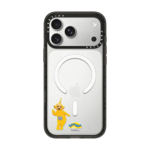 Teletubbies Phone Case - Laa-Laa | iPhone 17 Pro Max / Impact Case MagSafe Compatible / Black | Image 1