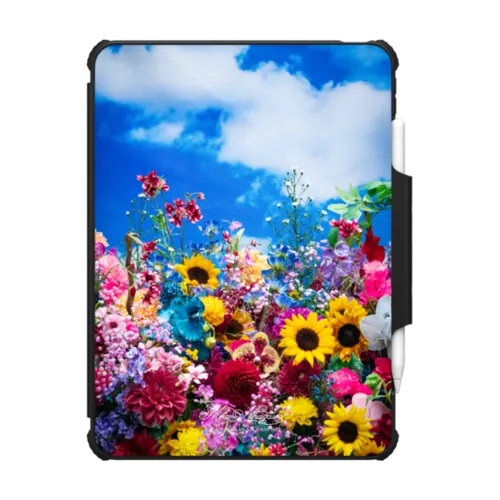 Summer Crown Tablet Cases | iPad Air 11-inch (M2 - M4) / iPad Impact Folio Case / Black | Image 1
