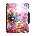 Butterfly Pink Tablet Cases | iPad Air 11-inch (M2 - M4) / iPad Impact Folio Case / Black | Image 1