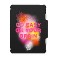Go Easy on Your Brain | iPad Air 11-inch (M2 - M4) / iPad Impact Folio Case / Black | Image 1