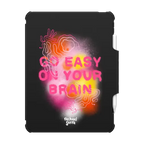 Go Easy on Your Brain | iPad Air 11-inch (M2 - M4) / iPad Impact Folio Case / Black | Image 1