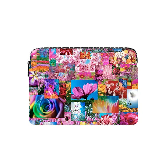 Flower Collage Laptop Sleeve | Image 1