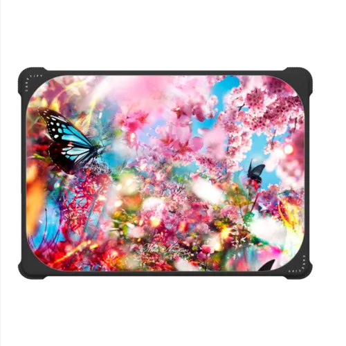 Butterfly Pink Laptop Case | MacBook Pro 14-inch (M1 - M5) / MacBook Bounce Case / Black | Image 2