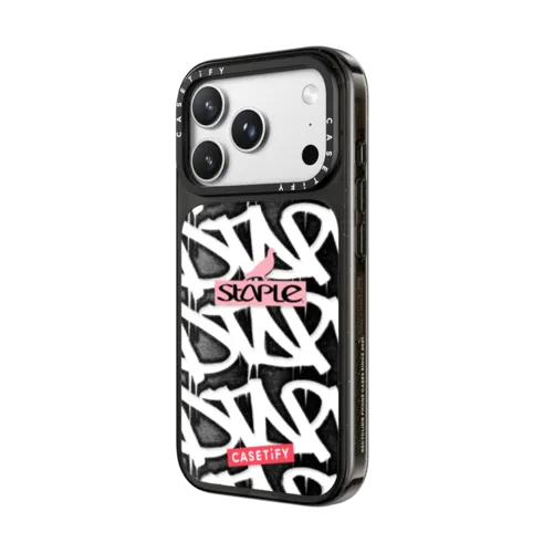 STAPLE Graffiti Logo Case | iPhone 18 Pro Max / Impact Case MagSafe Compatible - Glossy / Glossy Black | Image 2