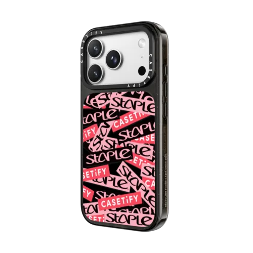 STAPLE Logo, Logo, Logo! Case | iPhone 18 Pro Max / Impact Case MagSafe Compatible - Glossy / Glossy Black | Image 2
