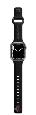Shine Mode On Watch Band | Apple Watch Series 7-9 (45mm) / Impact Band / Black | Image 1