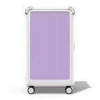 Custom Suitcase | 29" Check-In Trunk Suitcase / Bounce Suitcase / Glossy Cloud White | Image 1