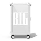 Custom Suitcase | 29" Check-In Trunk Suitcase / Bounce Suitcase / Glossy Cloud White | Image 1