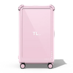 Custom Suitcase | 29" Check-In Trunk Suitcase / Bounce Suitcase / Glossy Primrose Pink | Image 1