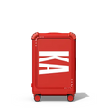 Custom Suitcase | 21" Carry-On Suitcase / Bounce Suitcase / Cherry Red | Image 1