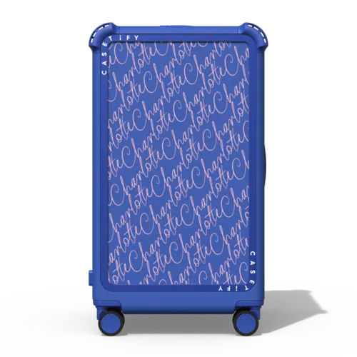Custom Suitcase | 29" Check-In Trunk Suitcase / Bounce Suitcase / Cobalt Blue | Image 1