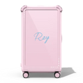 Custom Suitcase | 29" Check-In Trunk Suitcase / Bounce Suitcase / Glossy Primrose Pink | Image 1