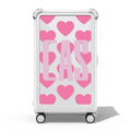 Custom Suitcase | 29" Check-In Trunk Suitcase / Bounce Suitcase / Glossy Cloud White | Image 1