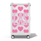 Custom Suitcase | 29" Check-In Trunk Suitcase / Bounce Suitcase / Glossy Cloud White | Image 1