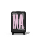 Custom Suitcase | 21" Carry-On Suitcase / Bounce Suitcase / Matte Black | Image 1
