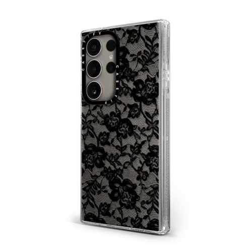 Sheer Dress (Black) | Galaxy S24 Ultra / Impact Clear Case / Clear | Image 2
