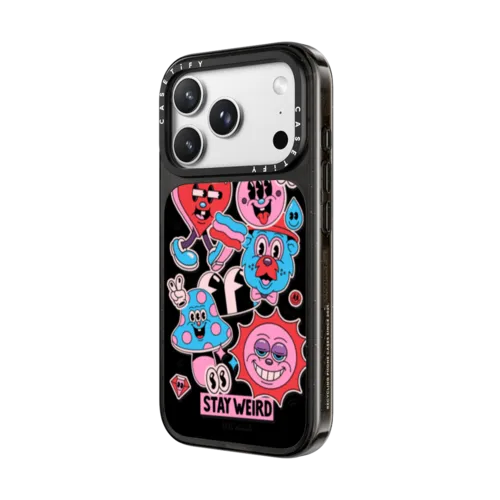 Stay Weird | iPhone 18 Pro / Impact Case MagSafe Compatible - Glossy / Glossy Black | Image 2