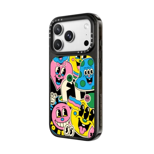 Spread Smiles | iPhone 18 Pro Max / Impact Case MagSafe Compatible - Glossy / Glossy Black | Image 2